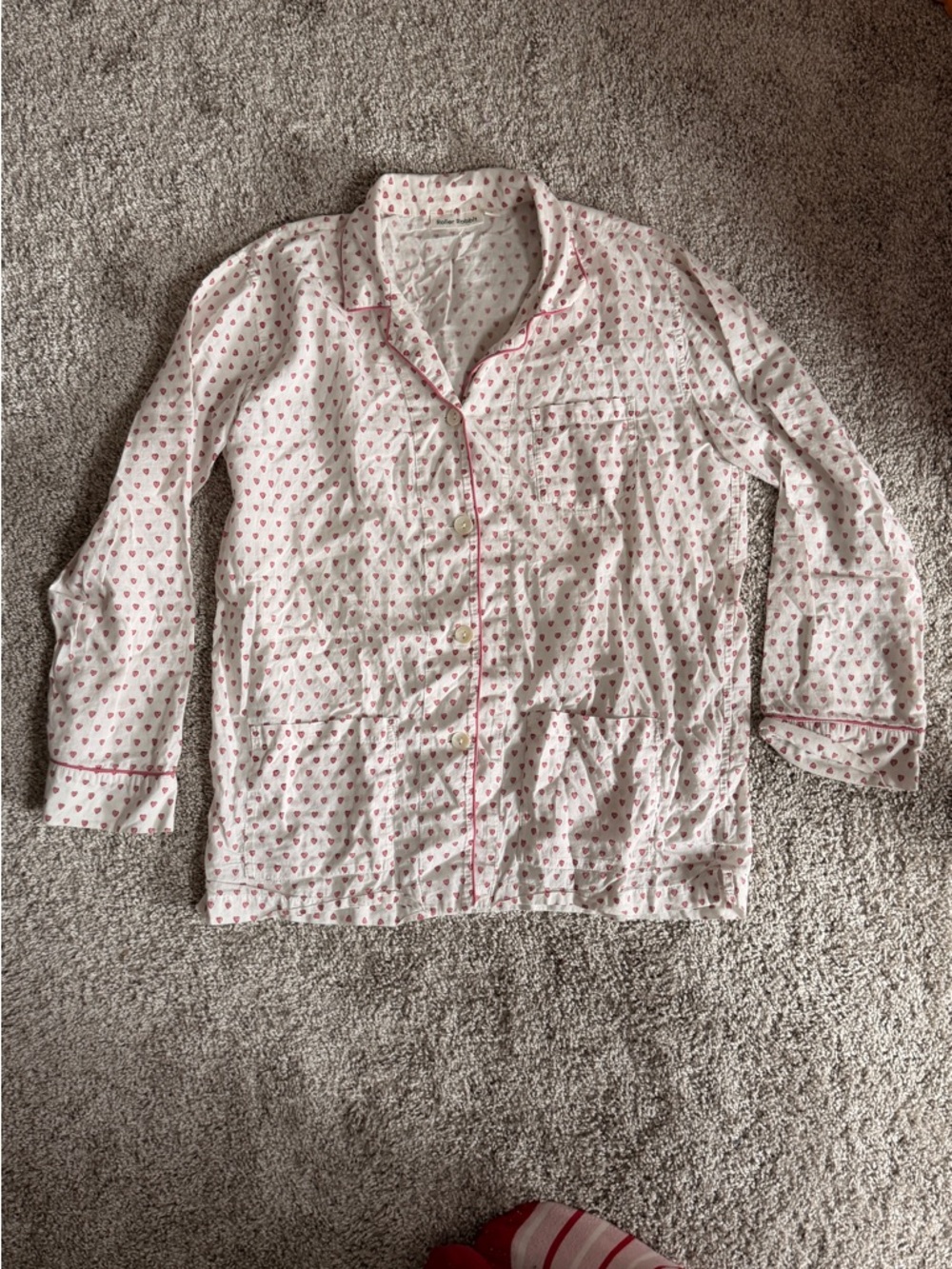 Roller Rabbit Pink Heart Pajama Set - Picture 2 of 5